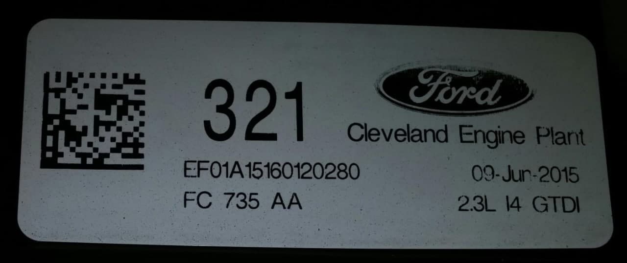 Ford Mondeo III > Подскажите где номер двигателя
